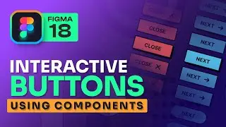 Design and Prototype Buttons with Auto Layout & Components  | # 18 | Urdu / Hindi
