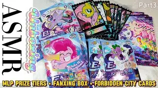 ASMR Unboxing   Final China Packages   MLP Treasure Tiers Gacha & Forbidden City Cards #asmrunboxing
