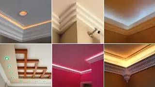 Top 100 Ceiling Corner Crown Molding Ideas 2023|Home Ceiling Design@moderndecor-7