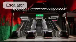 Escalator: Word Pronunciation - Read Along (Australian Accent) Picture Dictionary English