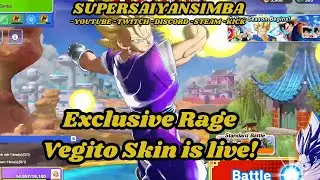 Exclusive Twitch drop Rage Vegito! Gekishin Squadra #gekishinsquadra#supersaiyansimba#dbz#dbs
