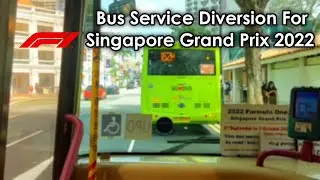 Bus Service Diversion For F1 Singapore Grand Prix 2022