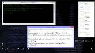 Windows8 Enable & Disable F8