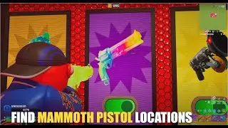 LAMA WARS ZONE WARS UNC MAP FORTNITE CREATIVE - FIND SECRET MAMMOTH PISTOL LOCATIONS
