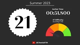 Trackmania Summer 2023 - 21 Author Time