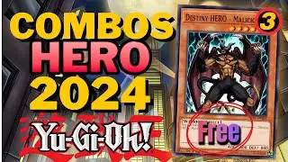 DECK HERO 🚫 COMBOS YUGIOH Post BANLIST APRIL 2024 *Malicious FREE?* 🦸