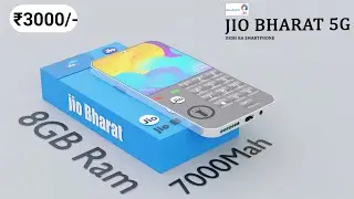 Jio Bharat 5G - 50MP Camera,Dimensity 600,8000mAh Battery,12GB RAM//Jio Bharat 5G