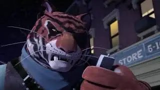TMNT 2012 Turtles and Karai vs Tiger Claw