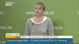 PK der Gr&uuml;nen - mit Simone Peter & Cem &Ouml;zdemir am 16.12.2013