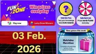 Amazon Daily Quiz Answer Today | Amazon Daily Quiz Time | Amazon Daily Spin & Win | Games of the day