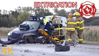 Extrication MVC - C-K Fire, Drury Line & Fargo Rd., 10/16/2019