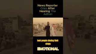 American new reporter heard the call of prayer/ Azan#american #muslim #calltoprayer #azan #muslim