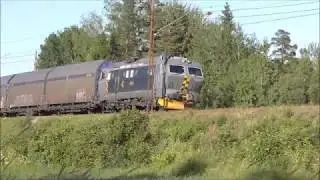 Tåg på Norra Stambanan, södra Dalarna 2017-06-29 KULLYWOOD