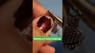 This little tool is helpful to open and close jumprings.  #jumprings #jewelrymaterial #jewelrymake