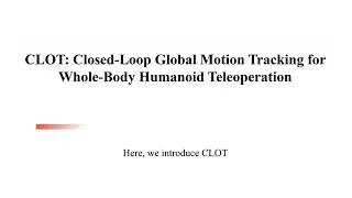 Major announcement!  For Whole-Body Humanoid Teleoperation