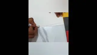 Easy Floral Border Design 🌸 Drawn with Liner Pen | Simple & Elegant Art #Shorts