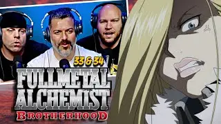 Fullmetal Alchemist Brotherhood reaction Ep 33 & 34 (DUB)