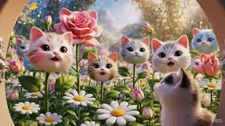 Magical Cat Unlocks Secret Garden!🐱✨Tiny Door Opens to Glowing Kitten Flowers Cutest Fantasy 2026