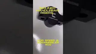 Inclined Handle Bar Riser For Triumph Speed 400 and Scrambler 400 X