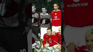 ⚽️ Manchester United's 2004 Legendary Squad ⚽️ The Golden Era of Sir Alex Ferguson!⚽️ #football #cr7