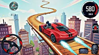 Ultimate Super Car Racing Stunts 3D -  Impossible Mega Ramp GT Car 3D - Android Gameplay - Part 1 