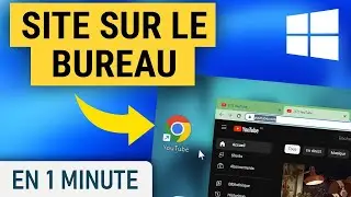 Cr&eacute;er un raccourci d'un site internet sur son bureau Windows 11