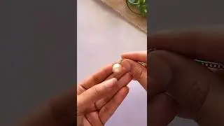 How to make pearl pendant | DIY jewellery #shorts #diy #diyjewelry #handmade