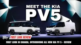 All-New Kia PV5 First Look in Canada: The First Kia EV Van You Must See