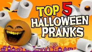 Annoying Orange - Top 5 Halloween Pranks! #Shocktober