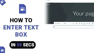 How to Enter Text Box on Google Sites [NEW]