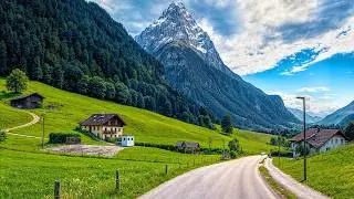 Driving the Austrian Alps from Krimml &mdash; Scenic Mountain Road Journey Enjoying Nature and Panoramas