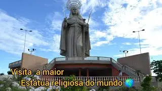 Santuário de santa Rita de cassia Santa Cruz RN maior estátua religiosa do mundo.🙏🙏🙏