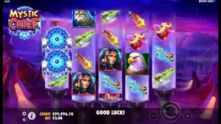 Demo gameplay of Mystic Chief by Pragmatic Play