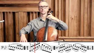 Easy Cello Technique Exercises Dotzauer Klingenberg Exercise no 54 Book 1