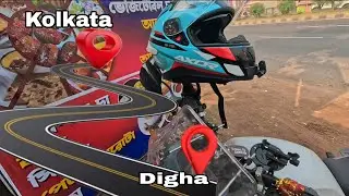 Kolkata to Digha Bike Trip Vlog Part 1 | Highway Food Stop, Road Journey & Beach Plan!