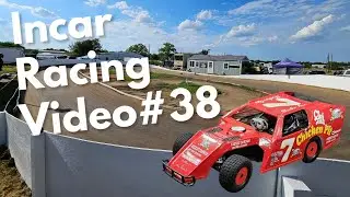 In car Video 38 second heat at blue ridge rc speedway broke steering servo trax mod