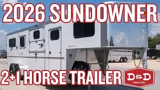 2026 Sundowner Trailers Charter SE 2+1 Horse Trailer | D&D Trailers
