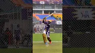 Anukul Roy hitting it in the nets | #KnightsTV | TATA IPL 2024