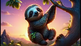 Silly Sloth Hangs Lazy | English Nursery Rhyme | Kids Songs | Baby Music
