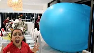 Giant Balloon Surprise Stuck In Our House - Happy New Year 2018