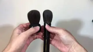 Koyudo Gray Squirrel Kabuki Vs. Chikuhodo Z-1 Quick Comparison