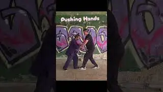 pushing Hands -peng and an #pushinghands #martialarts #wudang #kungfu