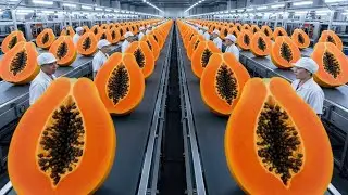 Inside a Modern Papaya Drying Factory | From Fresh Papayas to Premium Dried Papaya Products