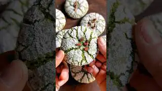 strawberry matcha latte cookies