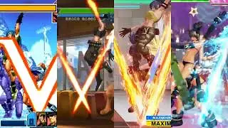 Leona Heidern's special moves through the years