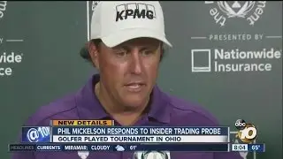 Phil Mickelson responds to insider trading probe