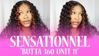 Сенсационный парик с глубоким пробором по центру, 360 Butta Lace, бесклеевой, HD, с глубоким проб...