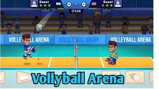 Volleyball Arena Gameplay On Android | Volleyball Multiplayer Online Game