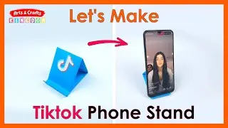 How To Make A Tiktok Phone Stand | Super Easy Origami Phone Stand #HowToMake #Crafts #DIY #kidscraft
