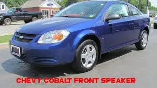 Installing front speakers in Chevy Cobalt and Pontiac G5